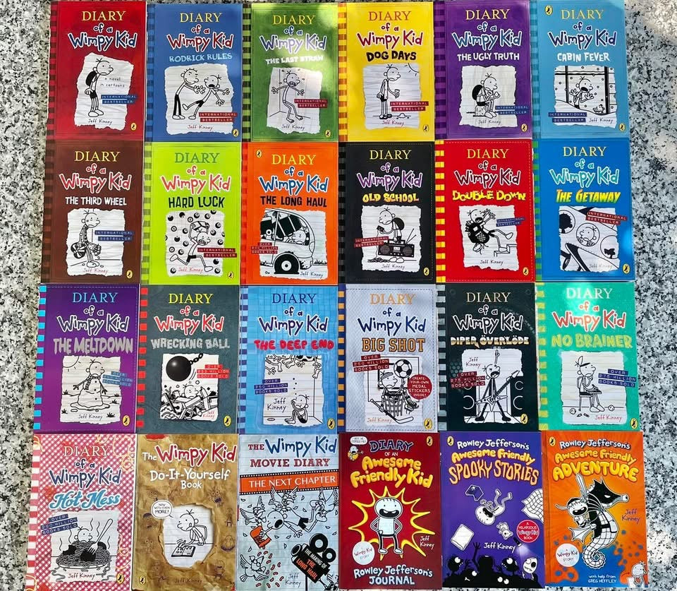 Diary of a wimpy kid 24 books