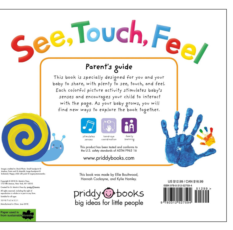 See, Touch, Feel: A First Sensory Book