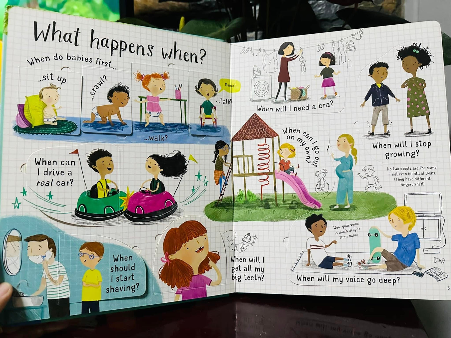 Usborne Lift-The-Flap Questions and Answers about Growing Up