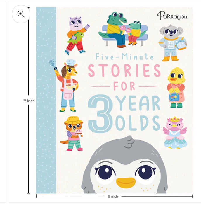 Five-Minute Stories for 3 Year Olds (Story Book)