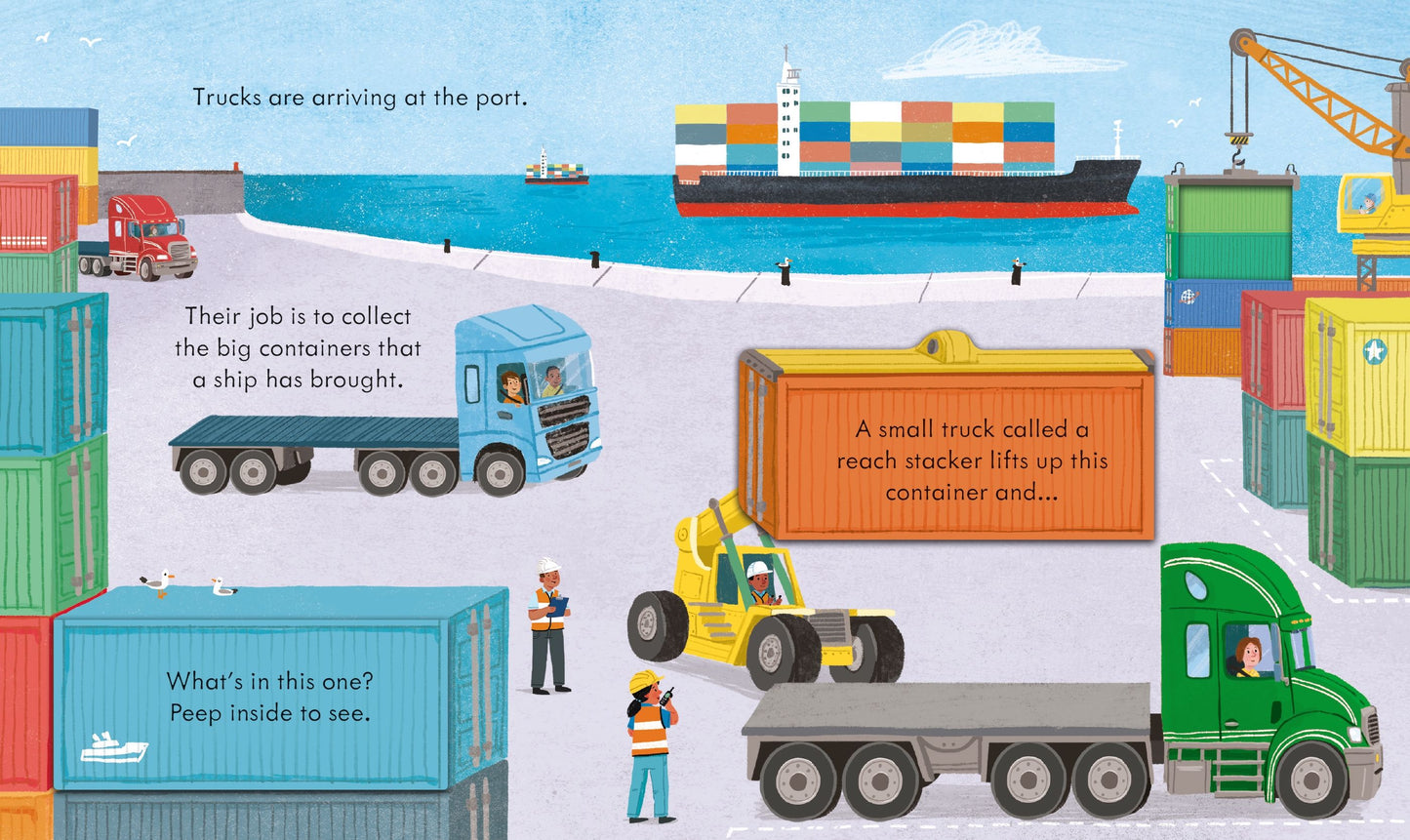 Usborne Peep Inside How a Truck Works