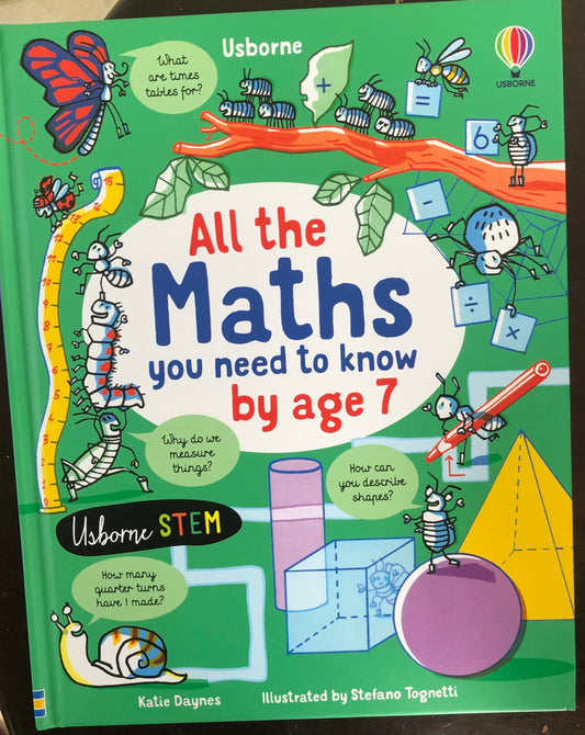 Usborne All the Maths You Need to Know by Age 7
