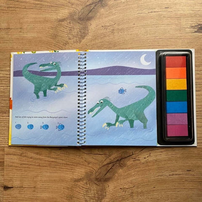 Usborne Fingerprint Activities Dinosaurs