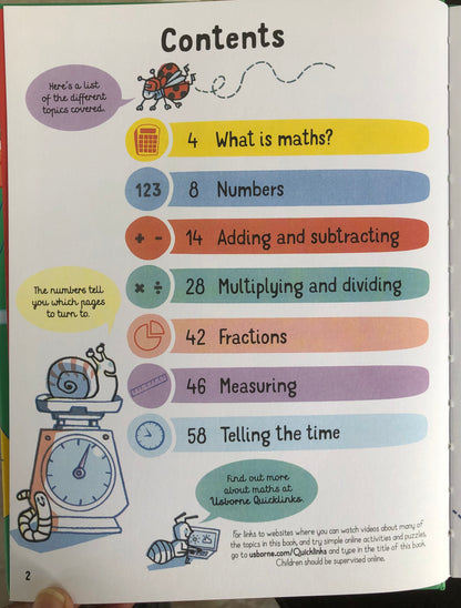 Usborne All the Maths You Need to Know by Age 7