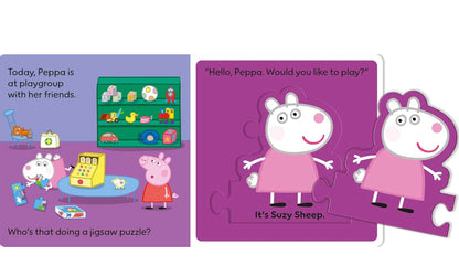 Peppa Pig: Peppa’s Playgroup Friends Jigsaw Book