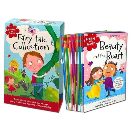 Reading with Phonics Fairy Tale Collection 20 Books Box Set: