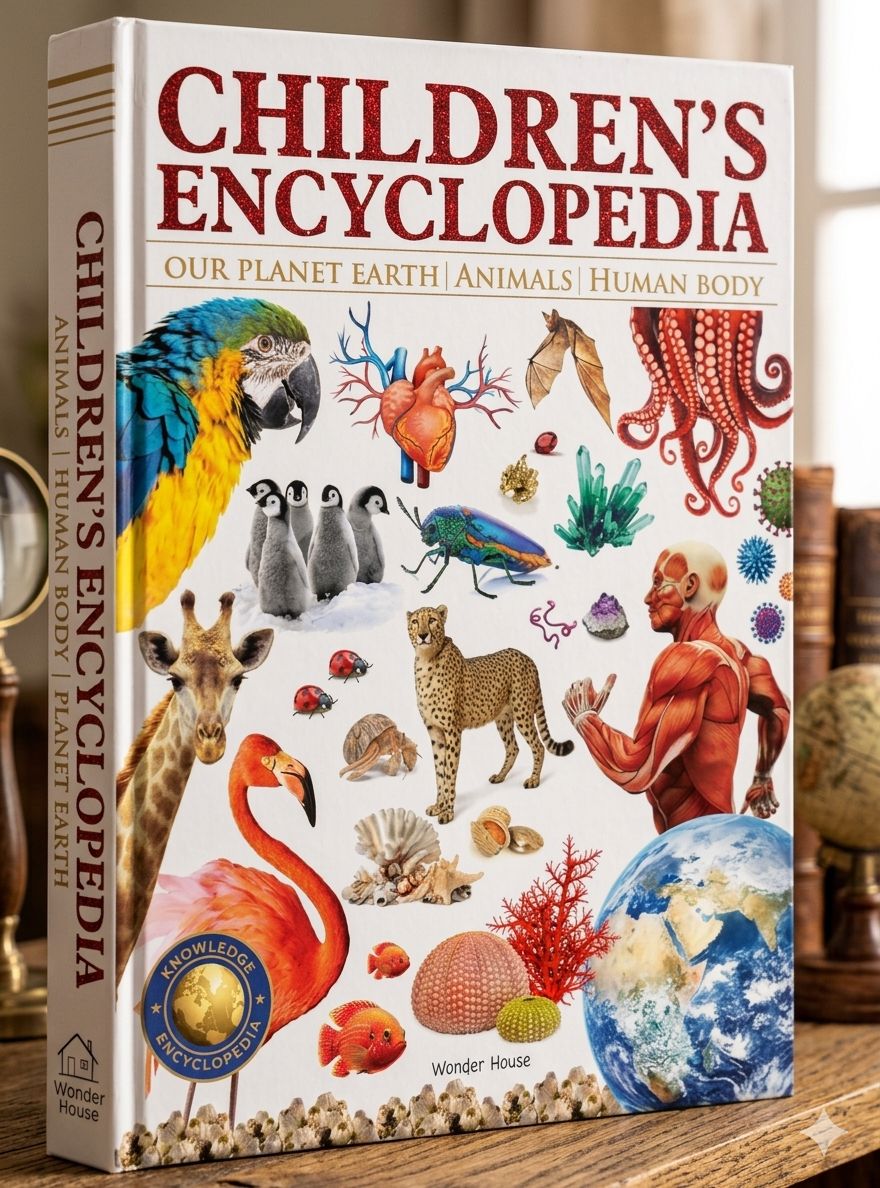 Children’s Encyclopedia - Our Planet Earth, Animals and Human Body