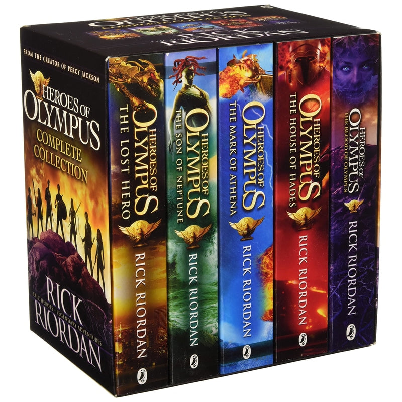 🟥Heroes of Olympus Complete Collection (5 Book Slipcase) [Paperback]