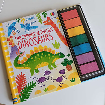 Usborne Fingerprint Activities Dinosaurs