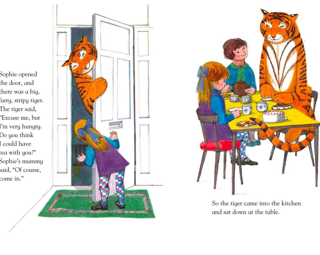 The Tiger who came to tea
