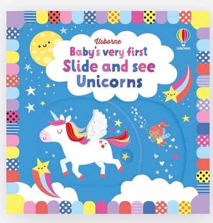 Usborne Baby’s Very First Slide and See Unicorns