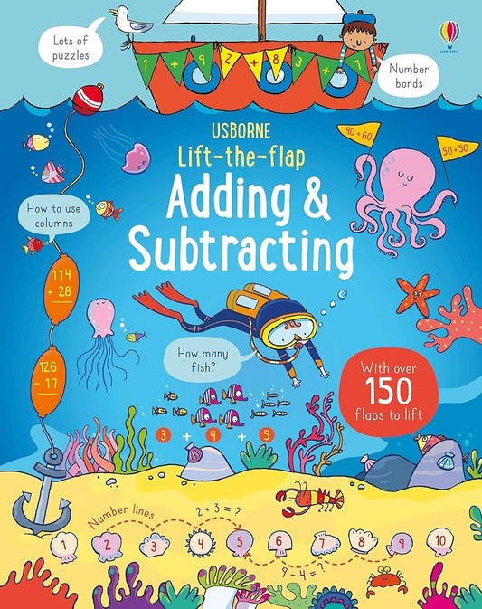 Usborne lift the flap adding and subtracting