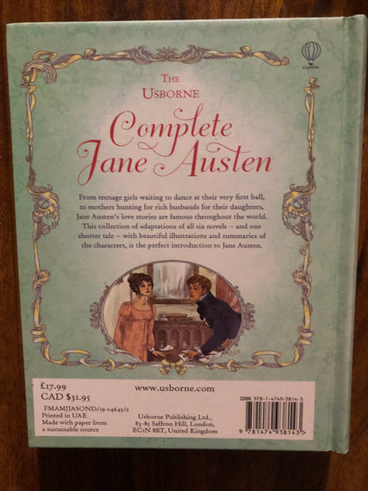 The Usborne 
Complete Jane Austen  
🍃 All the novels retold 🍃