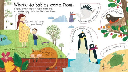 Usborne 
First Questions and Answers: 
Where do babies come from?