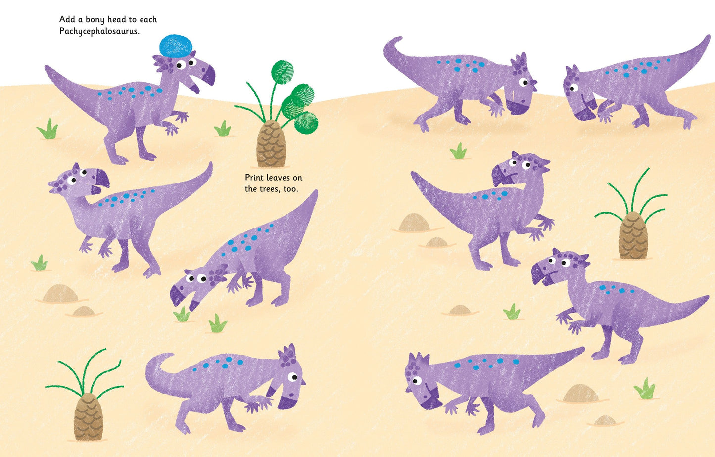 Usborne Fingerprint Activities Dinosaurs