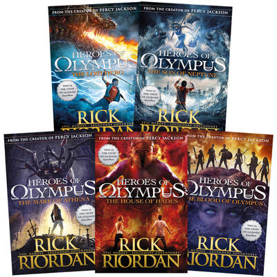 🟥Heroes of Olympus Complete Collection (5 Book Slipcase) [Paperback]