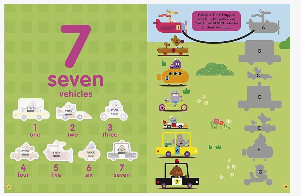 Hey Duggee: 123: Numbers Sticker Activity Book