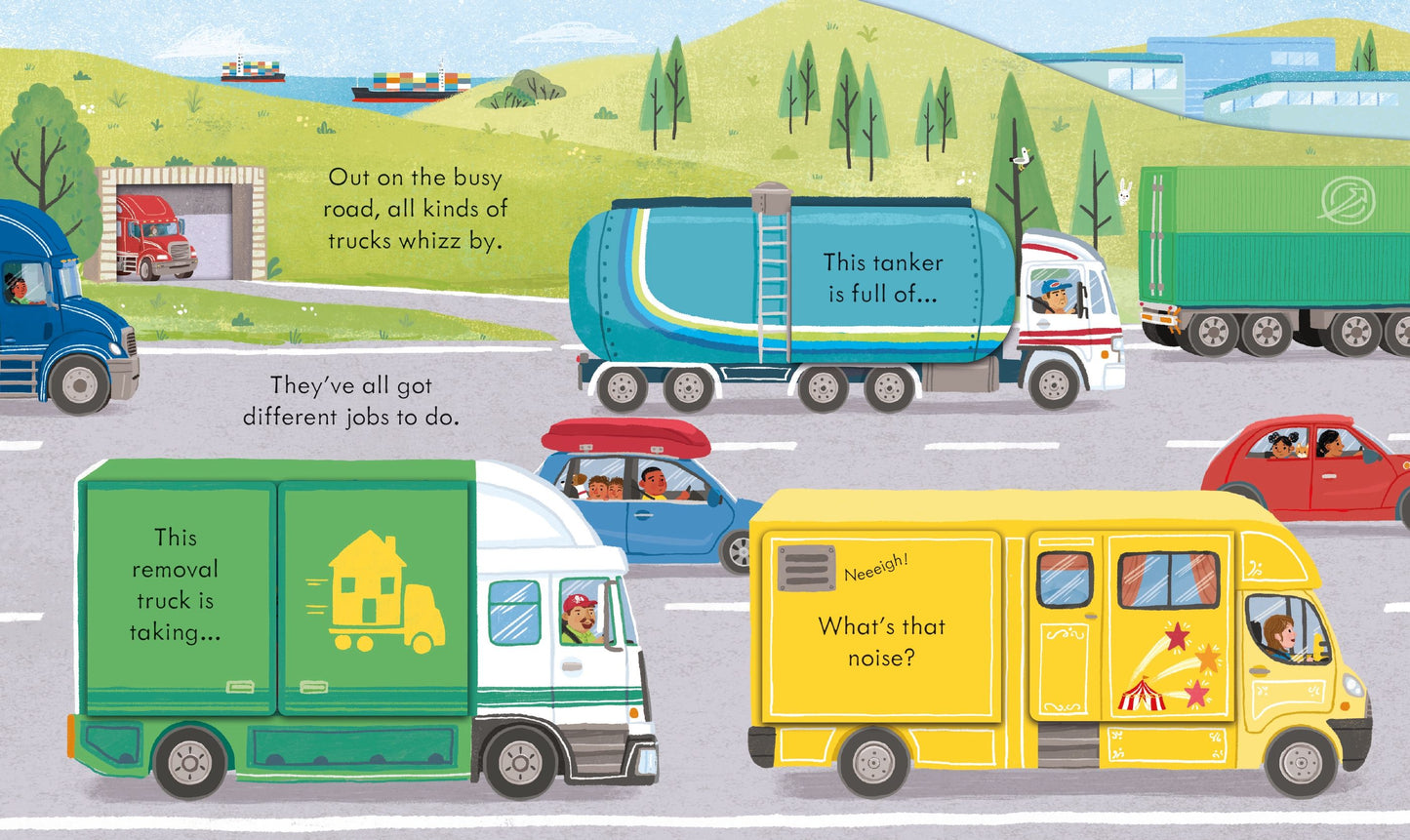 Usborne Peep Inside How a Truck Works