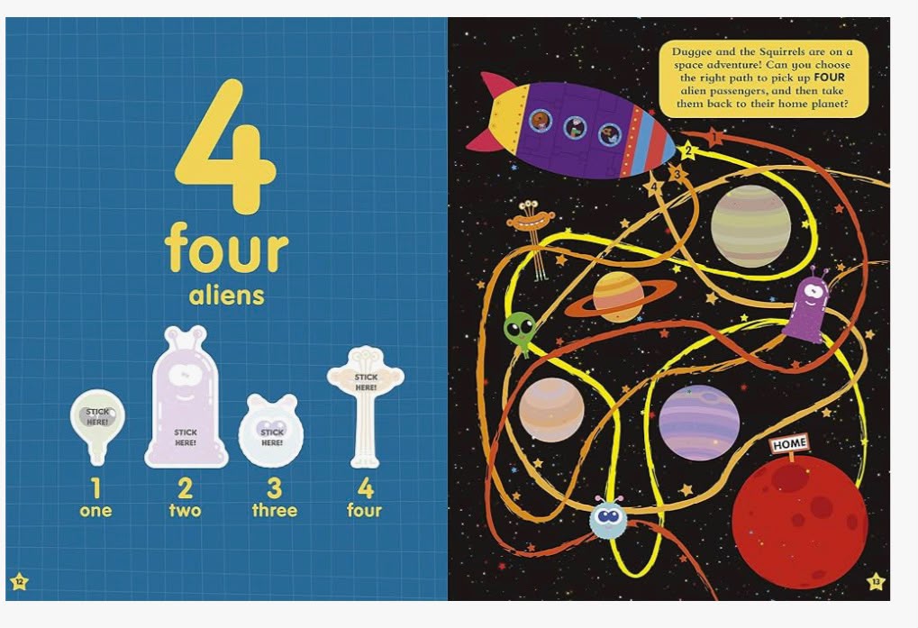 Hey Duggee: 123: Numbers Sticker Activity Book