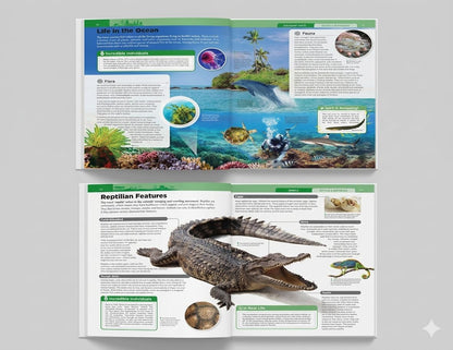 Children’s Encyclopedia - Our Planet Earth, Animals and Human Body