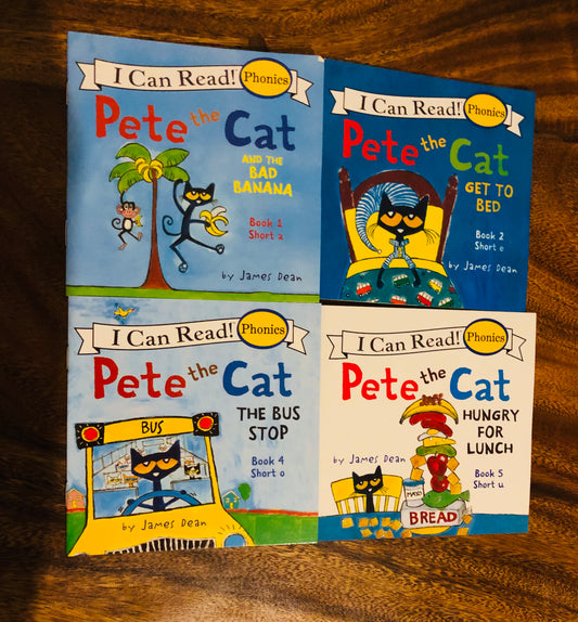 I can read phonics - Pete the cat 12 books