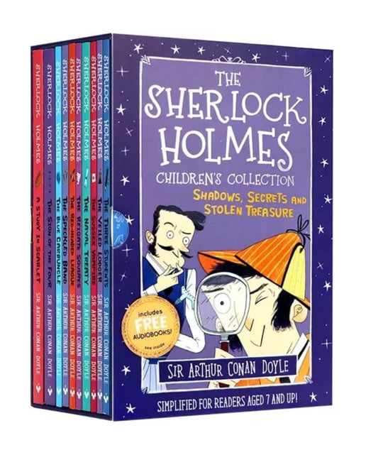 The Sherlock Holmes Children's Collection: Shadows, Secrets and Stolen Treasure 10 Book Box Set